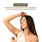 Momwell Organik Roll-on kullanım şekli – Koltuk altı uygulamalı görsel