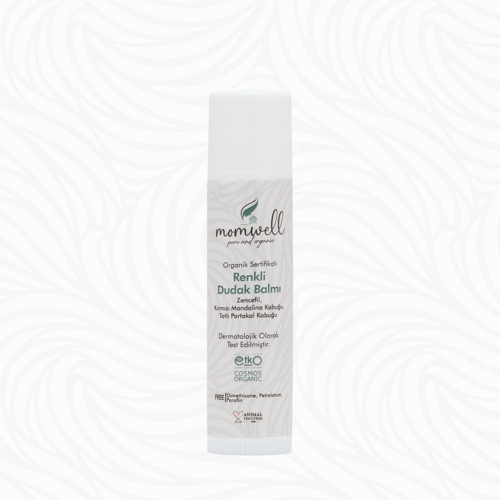Momwell Organik Renkli Dudak Balmı 5ml