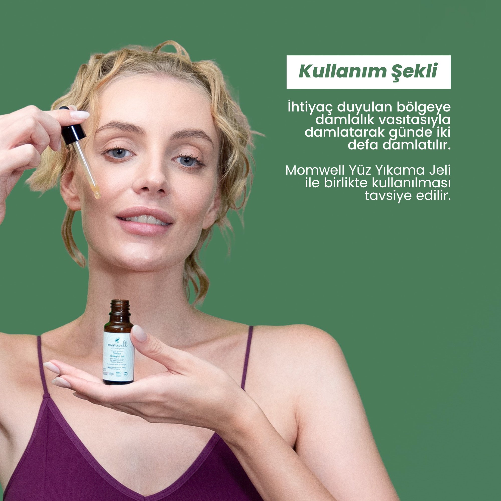 Momwell Organik Akne ve Sivilce Karşıtı Bakım Seti