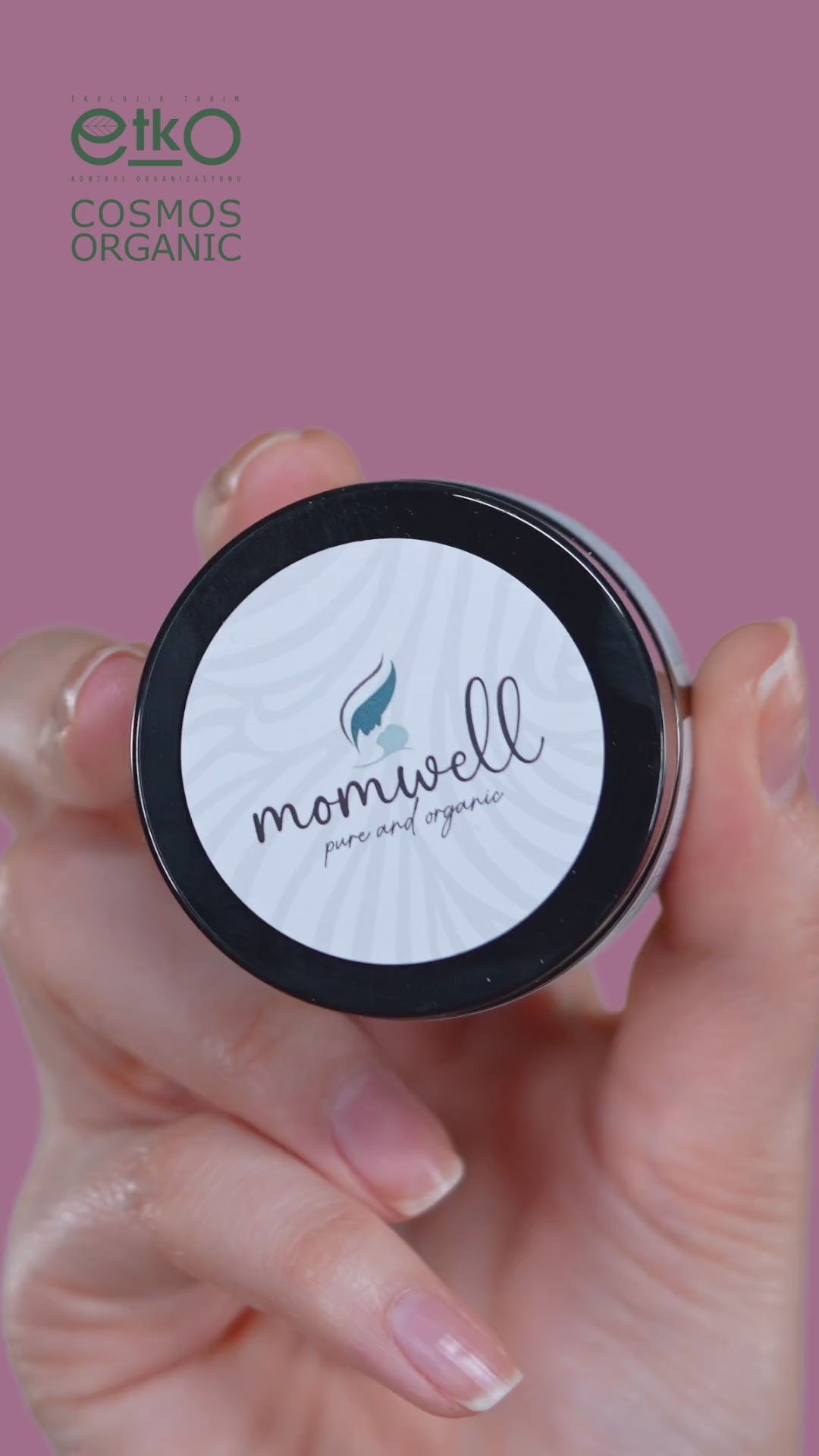 Momwell Organik Göğüs Ucu Balmı – Avokado, Hindistan Cevizi ve Karite Yağı içeren doğal emzirme kremi video